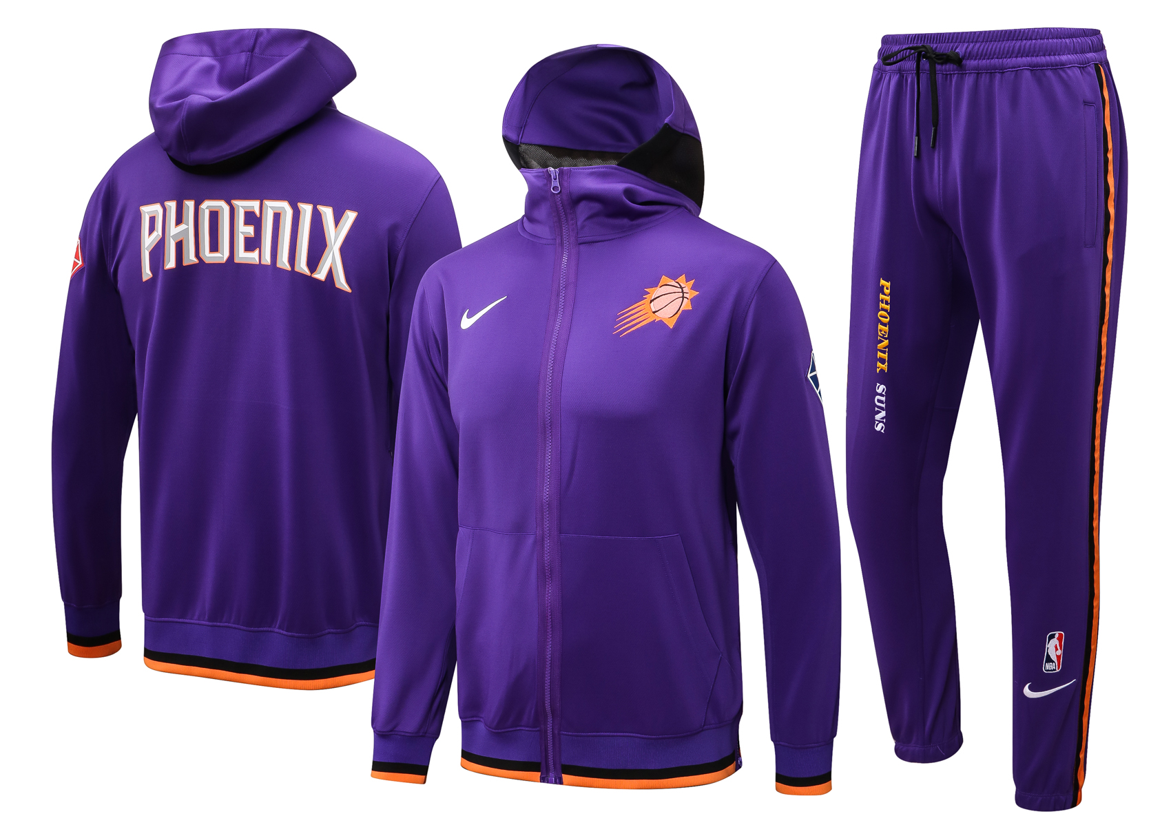 Men Phoenix Suns purple  2024 NBA Nike Training suit->sacramento kings->NBA Jersey